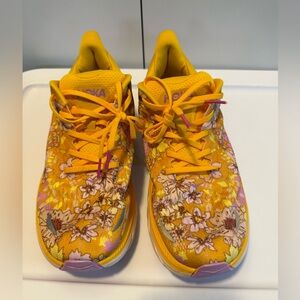 RARE HOKA FP MOVEMENT Yellow Floral Running Shoes